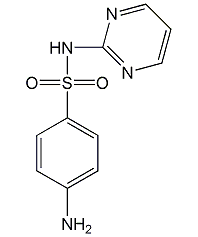 磺胺嘧啶结构式