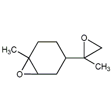 1-甲基-4-(2-甲基环氧乙烷基)-7-氧杂双环[4.1.0]庚烷结构式